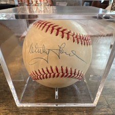 Whitey Ford Autographed