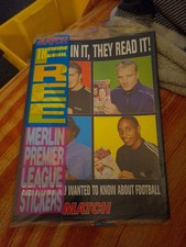 Match football magazine 1998 FREE GIFT Merlin’s Premier League ‘98 stickers (32)