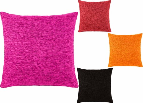 Large chenille cushion - chenille, cover