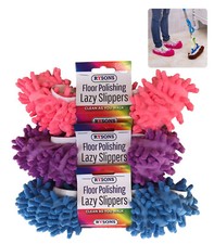 Lazy Slippers Cleaning Floor