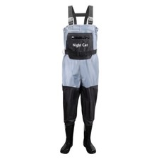 Kids Chest Waders Waterproof Nylon Youth Waders with Boots For 4-13 ages