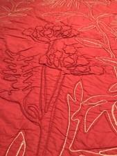 Pottery Barn Crewel Leaf King