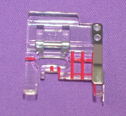 Clear seam guide - foot, fits