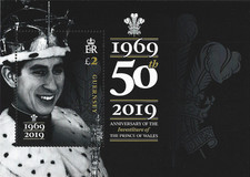 2019 Guernsey Sg MS1794 Investiture of Prince Charles as Prince of Wales MNH