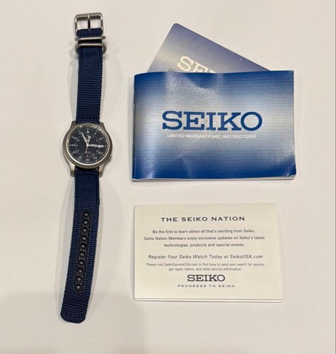 Seiko5 military navy 7s26 02j0 - seiko5,