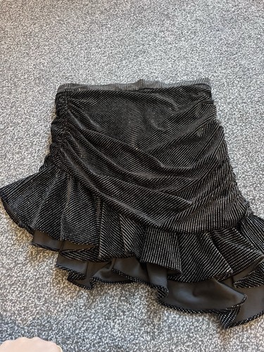 Zara mini skirt with - frill, and