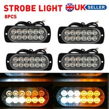 8x 12LED Amber Recovery Strobe