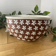 Vintage Ioska Denmark 34 Hand Made And Hand Painted Ceramic Wall Pocket 