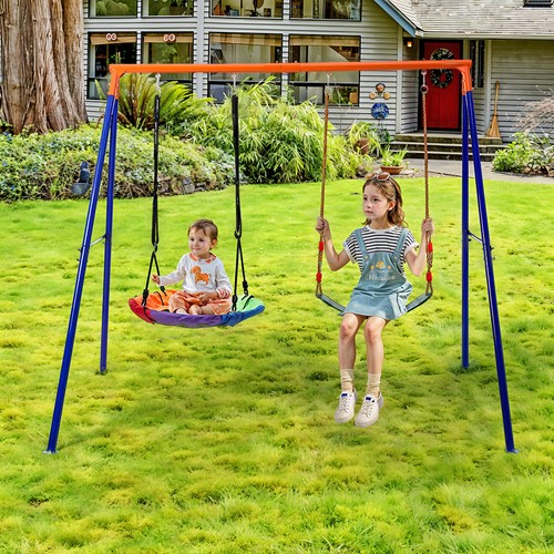 Toddlers metal swing - metal, set