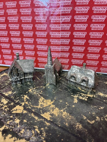 Miniature pewter tudor pub - miniature,