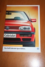 Brochure VW GOLF 3- III