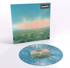 OASIS WHATEVER LTD PINK & BLUE SPLATTER VINYL 7" SEALED NUMBERED 30th Anniver.