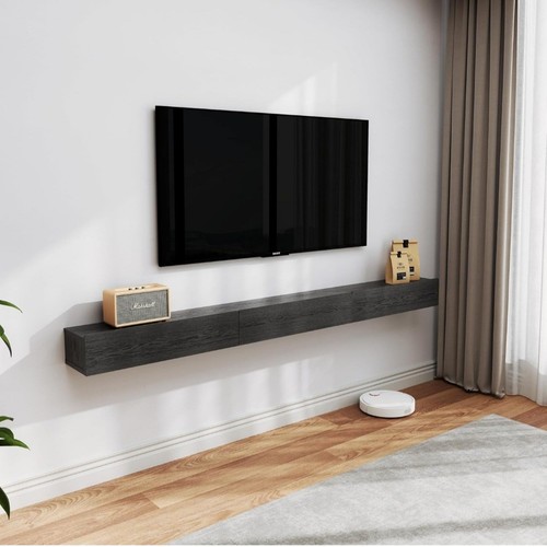 Floating solid wood - wood, console