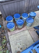 6 Pots Of Fence And Shed Paint Aldi Red Cedar