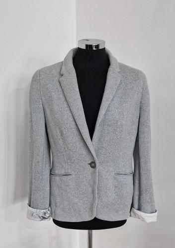 Joules grey tweed blazer size - joules,