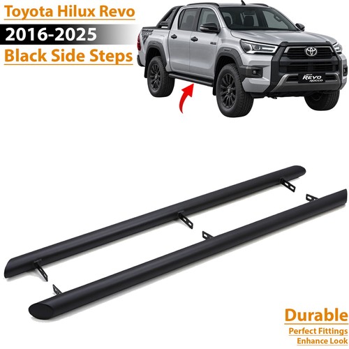 Matte black side step - black,