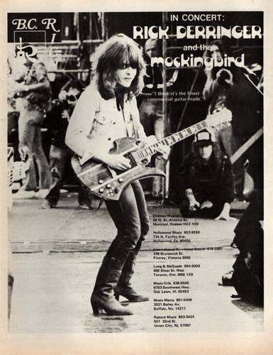 Vtg 1970s rick derringer - vtg,
