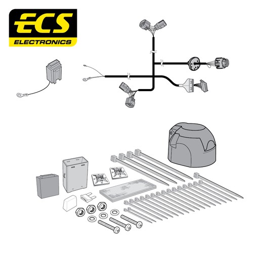 Ecs pin car specific - 7, towbar