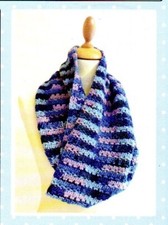 ~ Black Sheep Wools Crochet Pattern For Lovely Lacy Cowl ~