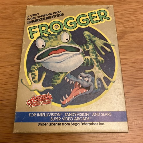 Intellivision frogger boxed - frogger,