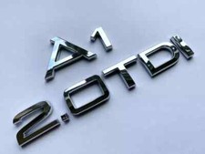 Chrome A1 2.0 TDI badge