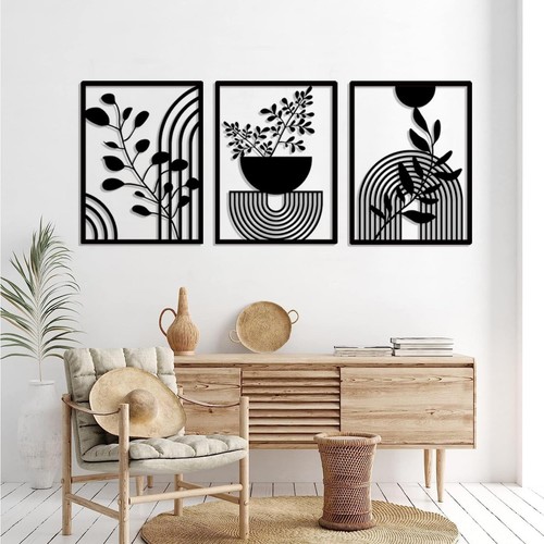 Panels abstract metal boho - 3,