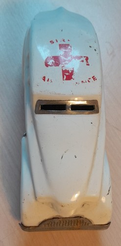 Vintage tin plate ambulance - vintage,
