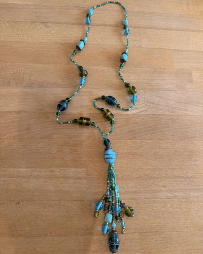 Blue green brown - blue,