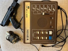 Binatone Vintage/Retro Games System with x2 controllers and gun. Untested