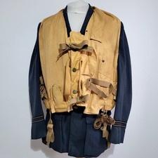 WW2 RAF - 1941 MAE WEST LIFE PRESERVER - EARLY 41 PATTERN VEST - 1943 DATED