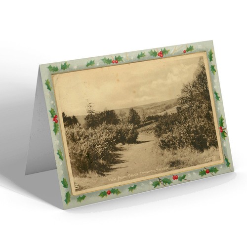 Xmas notelet vintage - notelet,