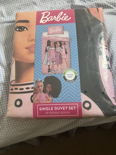 Barbie reversible duvet cover - duvet,