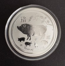 1oz .9999 Fine Silver - Lunar