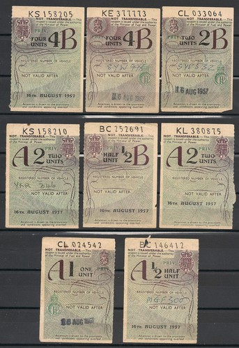 1957 motor fuel - 1957, ration