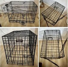 Fold Flat Double Door With Handles Animal / Pet / Dog Cage / Crate - Large