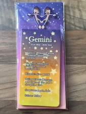 Zodiac Star Sign Magnetic Cardboard Book Mark GEMINI