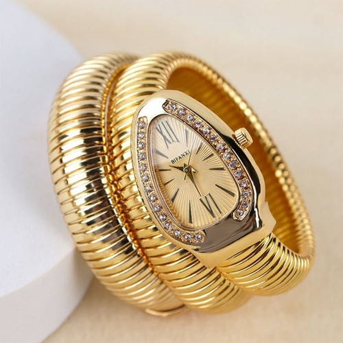 Bracelet wristwatch snake - wristwatch,