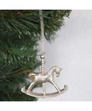 Gold Rocking Horse Christmas