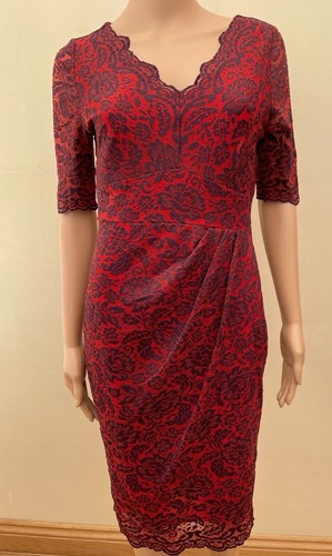 Twiggy red navy floral - m&s,