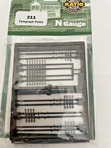 Telegraph poles n - poles, twelve)