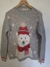 Next Knitwear Grey Fluffy