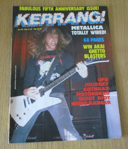 Vintage kerrang magazine - kerrang!,