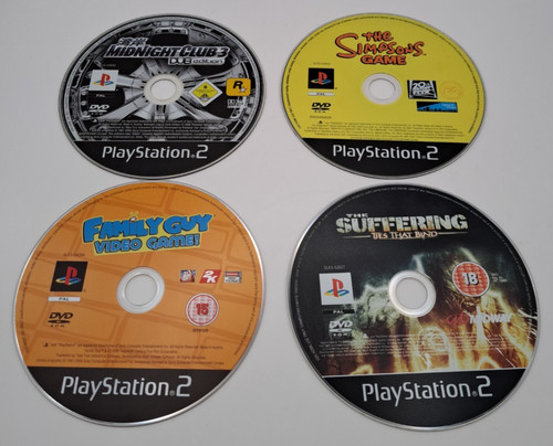 Ps2 game job lot - job,