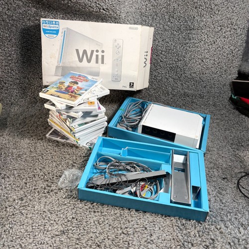 Nintendo wii console boxed - wii,