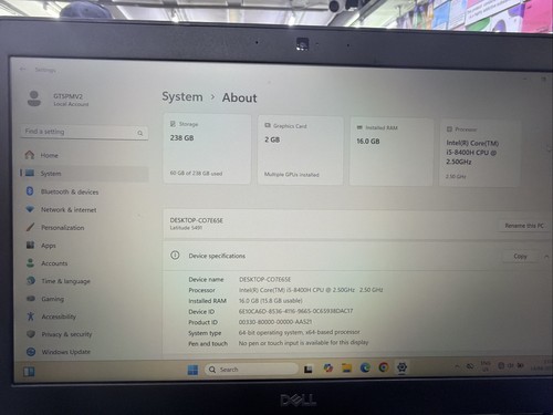 Dell latitude 5491 - dell, laptop
