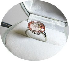 3.50 Ct Oval Cut Padparadscha