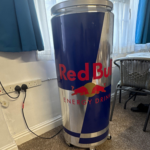 Red bull can cooler - bull,
