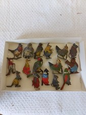 16 x Britains Cadburys Cococubs Bournville giveaway from 1934 to 1939 hollowcast