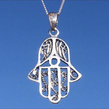 Sterling Silver Hamsa Hand Of