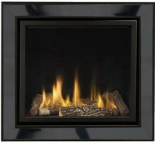 Cosy Fires - Gas hole in Wall inset Glass Fronted HighEff 4.2kw! Log fuel bed.